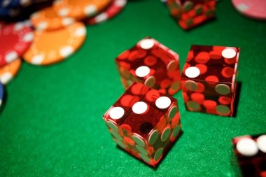 Live dealer blackjack table scene